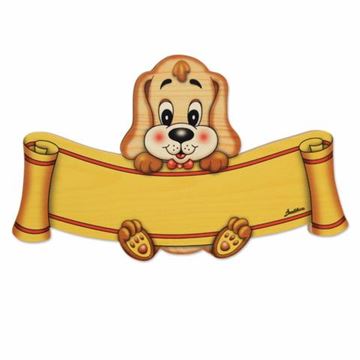Picture of BIG PLATE BASSET HOUND DOG